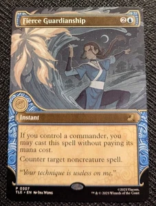 MTG Avatar :TLA Fierce Guardianship SHOWCASE M/NM Pack Fresh CMR Bndle Exclusive - Picture 1 of 2