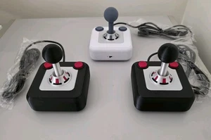 JOYSTICK STAMPA 3D, STILE TAC 2 (Suncom) DB9 PER COMMODORE C64, AMIGA 500, ATARI - Foto 1 di 9