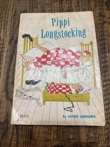 Pippi Longstocking by Astrid Lindgren Vintage 1972 Scholastic Paperback - Foto 1 di 14