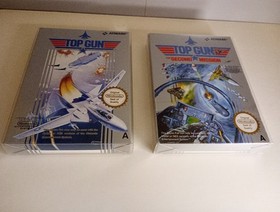 Nintendo NES PAL TOP GUN AND SECOND MISSION BOXED VGC