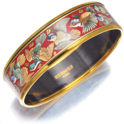 Auténtico Brazalete HERMES Esmaltes Pájaro GM  Foto 1 de 4