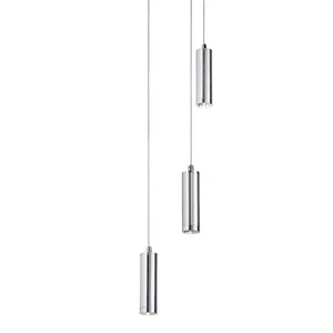 Kichler Electrike 3-flammige Pendelleuchte Chome Zylinder Hänge LED Leuchte modern 34742 - Bild 1 von 11