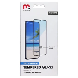 Mybat Pro Full Coverage Tempered Glass for Samsung Galaxy S23 - Clear - Picture 1 of 2