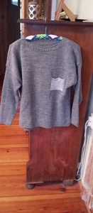 Danenpullover Gr M Grau - Bild 1 von 2
