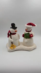 Hallmark Jingle Pals Mr & Mrs Snowman Animated Singing Caroling Plush 2003 Video - Picture 1 of 7