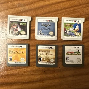 3DS And DS Nintendo Game Lot - Mario / Sonic / Luigi’s Mansion Cartridges only - Picture 1 of 4