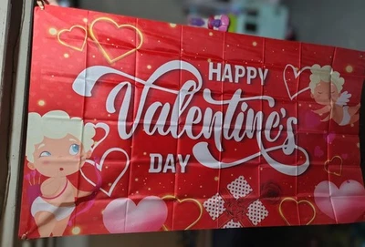 全新 Valentine'S Day Backdrop (3x5 英尺) — 第 1/3 张图片