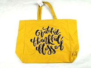 Canvas Tote Bag Reusable Shopping Beach Bag Carry All Handbag Satchel Gift Bag - Picture 1 of 5