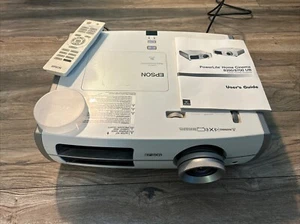 Epson 8350/8700 UB PowerLite Home Cinema 3LCD Projector W/Remote Manual Read - Picture 1 of 12