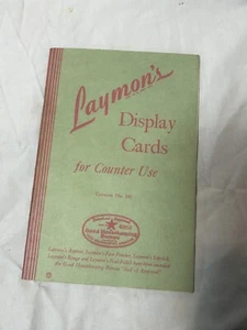 Antique 1930s Laymon’s Display Cards For Counter Use Catalog No. 142 - Picture 1 of 8