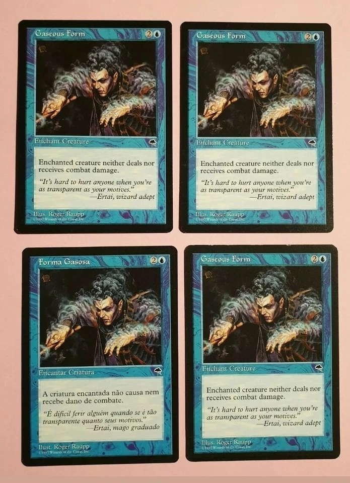 #494 | GASEOUS FORM | PLAYSET (EN×3 PT×1) | TEMPEST | LP/NM - Image 1 of 1