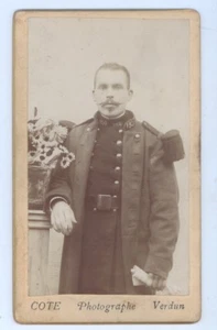 Photographie Militaire sur support cartonné COTE Photographe à Verdun - Picture 1 of 2
