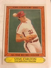 Steve Carlton 1985 Topps Collectors’ Series Card #6, All-Time Record Holder