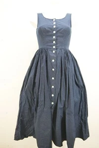 Landhauskleid von Barbarino Burghausen in blau leichtes Trachtenkleid Gr.34 - Bild 1 von 6