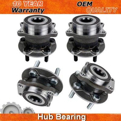 Conjunto de rolamento de cubo de roda traseira dianteira para Subaru 2010-14 Legacy 2008-2011 Impreza - Imagem 1 de 4