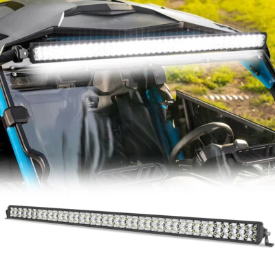 Barra de luz LED de 41,7" doble fila punto inundación 40" 44" techo se adapta a Ford Ranger 1993-2011 Foto 1 de 4