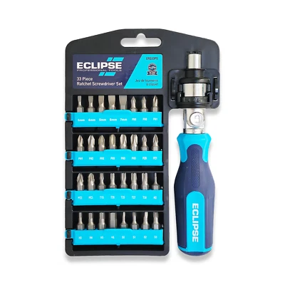Eclipse Ratchet Screwdriver Set 33PC ERS33PS From RDGTools - Image 1 of 4