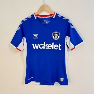 Oldham Athletic 2019/2020 Home Football Shirt Soccer Jersey Hummel Men's Size S - Picture 1 of 10