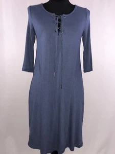 Soprano navy blue women's Size Small Adjustable String On Front - Picture 1 of 1