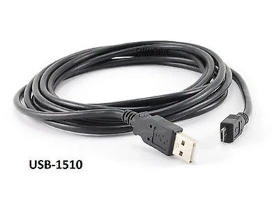 10ft USB 2.0 A-Type Male to Micro-B Male Cable, CablesOnline USB-1510 - Image 1 of 2