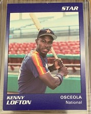 1990 Kenny Lofton Star Florida State League All-Stars Card #11-Atlanta Braves