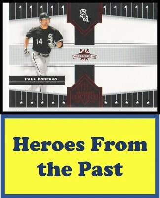 2005 Donruss Champions Impressions Red #77 Paul Konerko #/250 061-J - Image 1 of 2