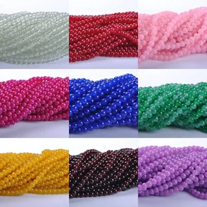 Top Qualität Tschechisches GLAS Rund & Lose PERLEN Auswahl - 4 MM 6 MM 8 MM - Bild 1 von 11