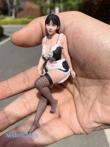 1/18 1/16 1/12 Beauty Maid Girl Resin Figurines Figures Model For Cars Vehicles - Picture 1 of 12