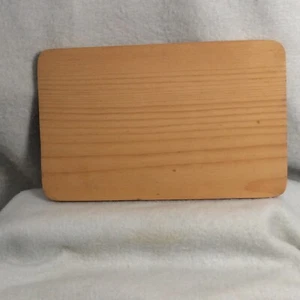 Unfinished 5 1/2” X 9"  Straight Edge Wood Plaque - Picture 1 of 6