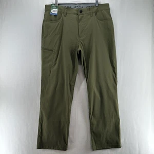 Orvis Tech Pants Men Sz 36x29 Stretch Water Repellent Comfort Hiking Olive Green - Picture 1 of 12