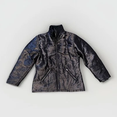 Jacqueline Ferrar, Mujer, Abrigo Abombado, Marrón Metálico Talla M Foto 1 de 4