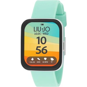 Smartwatch LIU JO LUXURY VOICE SLIM SWLJ089 Silicone Turquoise Touchscreen - Photo 1 sur 3
