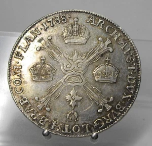 SELTEN!! 1/4 Kronentaler 1788 H, Joseph II., Günzburg, Silber - Bild 1 von 2