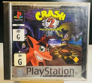 Crash Bandicoot 2: Cortex Strikes Back [PS1] [Medium Scratches] [W Manual] - Picture 1 of 8