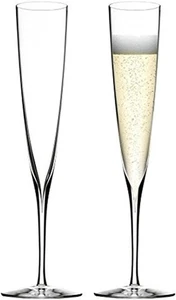 Waterford Elegance Trumpet Flute Pair 160ml Crystal - Foto 1 di 2