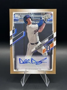 2021 Topps Pro Debut Dillon Dingler #PD-123 Rookie Gold Auto RC 10/50 - Picture 1 of 3