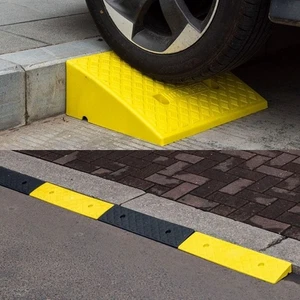 Anti-Slip Car Wheel Driveway Ramps Curb Ramps Threshold Ramp Bike - Picture 1 of 13