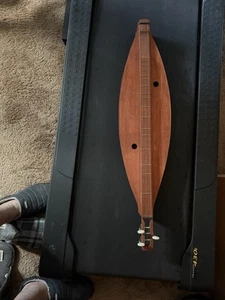 Vintage Wooden handmade 31”Mountain Dulcimer 3-String & Cloth custom Case - Picture 1 of 20