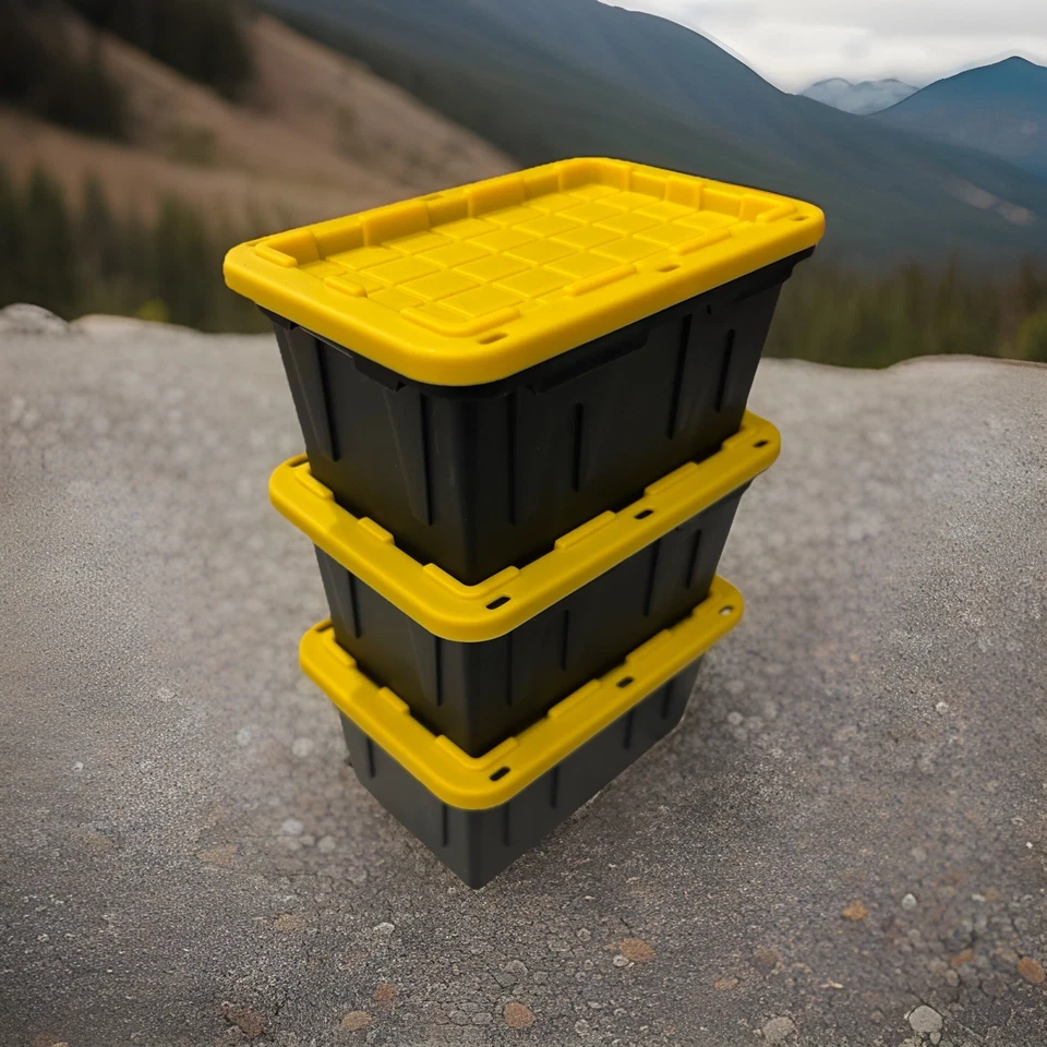 Lot of 3 Teeny Tote Tiktok Viral Mini Plastic Storage Totes New 2025 - Image 1 of 1