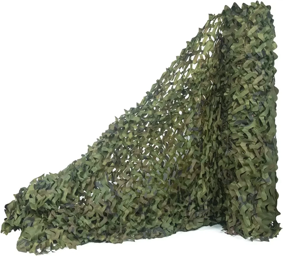 Camouflage Netting Bulk Roll Hunting Camping Shade Net Car Cover Party Decor - Image 1 of 4