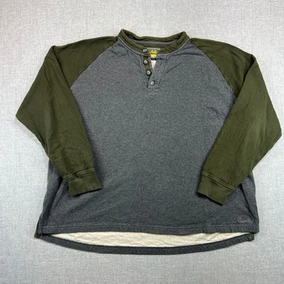Cabelas Henley con aislamiento térmico para hombre XXL River Driver gris verde oliva exterior Foto 1 de 4