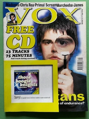 VOX April-1998 CHARLATANS James Madonna Dubstar Morcheeba Shania Twain Chris Rea - Image 1 of 3