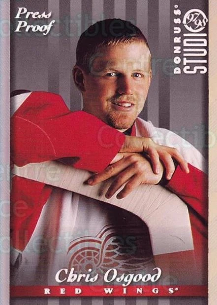 1997-98 Studio Press Proofs Silver #87 Chris Osgood - Image 1 of 1