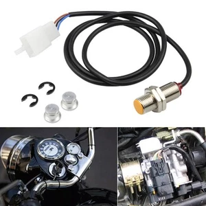 1 X Digital Speedometer Odometer Speed Sensor Cable & Magnet ATV Motorcycle New - Picture 1 of 10