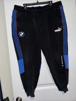 Puma Pant Men 2XL BMW Motorsport Racing Sweat Joggers Active Performance AS-IS - Image 1 of 4