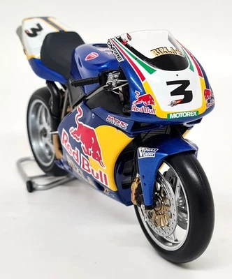 Minichamps 1/12 Ducati 996 BSB 2001 John Reynolds Signed Model Motorbike - Bild 1 von 4