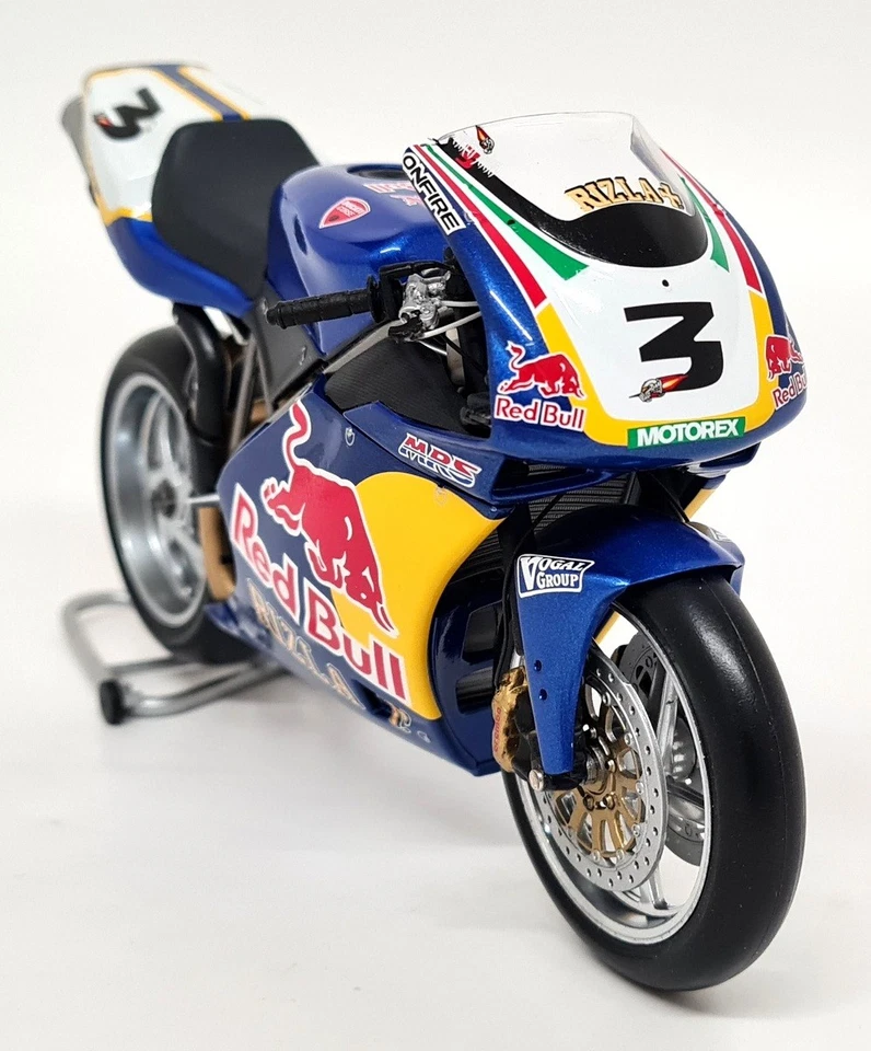 Minichamps 1/12 Ducati 996 BSB 2001 John Reynolds Signed Model Motorbike - Bild 1 von 4