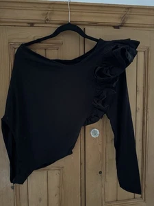 Zara Ruffle Bodysuit Size L - Picture 1 of 4