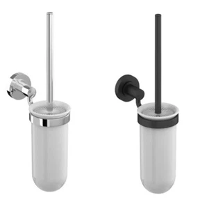 Soporte de cepillo de inodoro Britton Bathrooms Britton Hoxton cromado o negro - Imagen 1 de 13