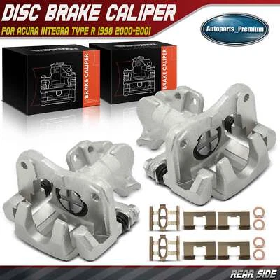 Pair Rear Brake Calipers with Bracket for Acura Integra Type R 1998 2000 2001 - Image 1 of 4